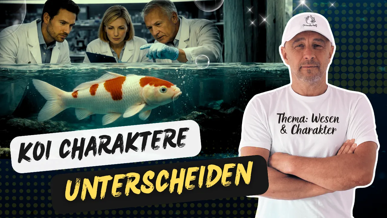 Koi Charaktere unterscheiden: Vom mutigen Vagabunden zum scheuen Residenten