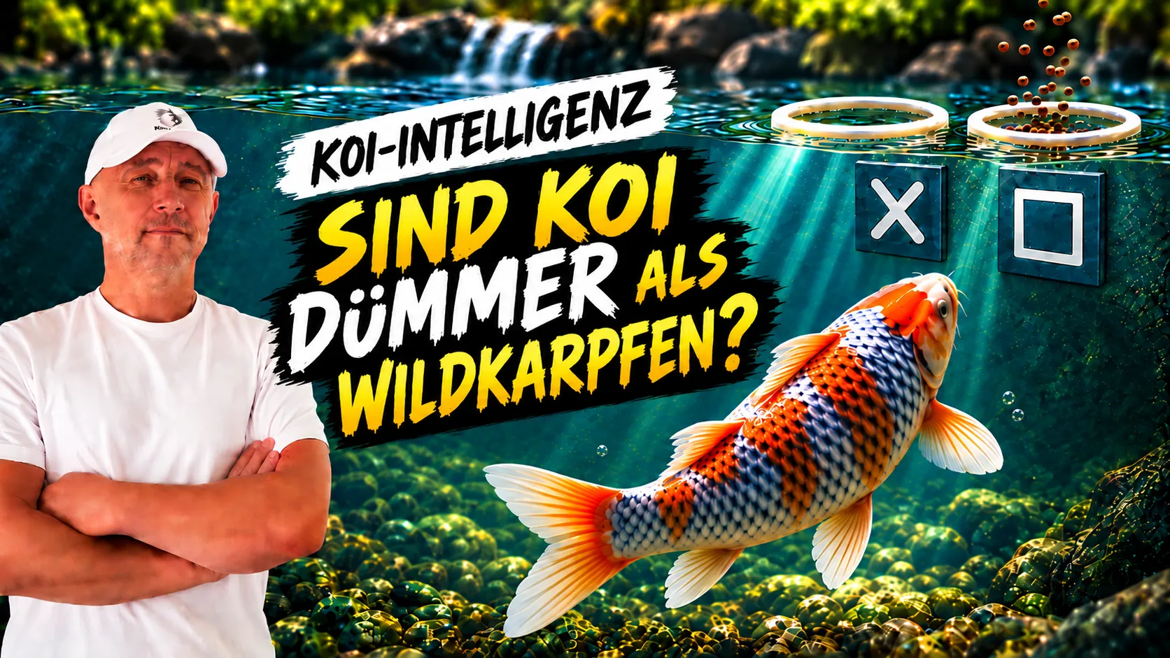Sind Kois dumm gezüchtet? Die Wahrheit über die Koi Intelligenz im Vergleich zum Wildkarpfen